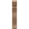 Ekena Millwork 8-in W x 34-in D x 40-in H Funston Slat Rough Cedar Woodgrain TimberThane Outlooker, Primed Tan OUTUR080X34X40FST24RCPR - alternate 5